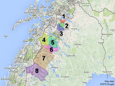 Overview map 1 – north