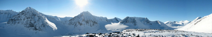 Unna Reaiddvggi, central Kebnekaise