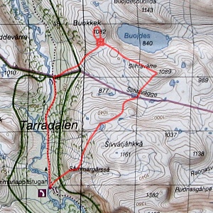 Stage map 28/8